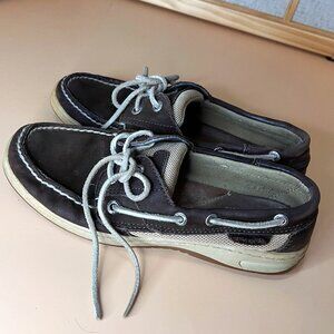 Sperry Top Sider Brown Boat Shoes sz 6.5